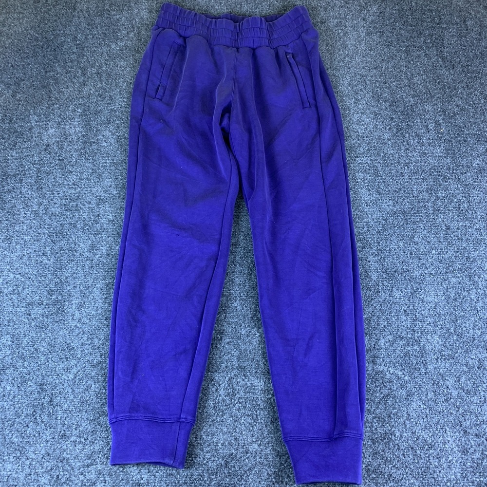 Yogalicious Lux District Jogger Pants Womens Small Blue Tapered Leg Athletic